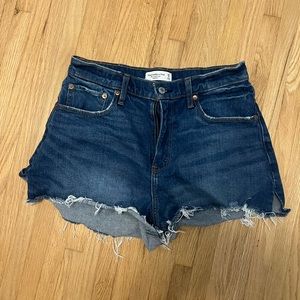 Abercrombie cutoff high rise short